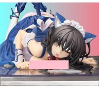 ASEDRFY Nsfw Ecchi Anime Figure 1/7 CAT-Lap-Milk Cute Doll Decoration Model Cartoon Toy Figure Anime Girl Series 12cm/4.7in(Blue)