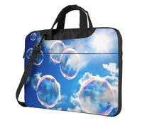 ASEELO 15.6 inch Laptop bag bubbles blue sky Business Laptop Bags Messenger Briefcase Computer Bag with Shoulder Compatible for Work