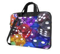 ASEELO 15.6 inch Laptop bag Games Dice Set Business Laptop Bags Messenger Briefcase Computer Bag with Shoulder Compatible for Work