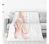 ASEELO Ballet Shoes Blanket Personalized Blanket Forn Sofa / Bed / Camping/Picnic. Multiple
