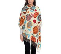 ASEELO Cute Snail Women Scarf - Winter Long Pashmina Scarves Warm Wraps Ladies Tassel Stole Blanket