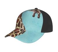 Aseelo Funny Giraffe Art Baseball Caps Unisex Adjustable Trucker Hat Dad Hat Classic Casual Sports Hat for Men Women