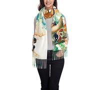 ASEELO Giraffe Women Scarves Winter Long Soft Warm Wraps Wool Tassel Shawl Stole Scarf Ladies