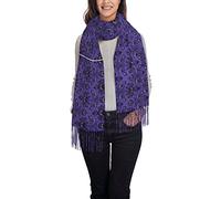 ASEELO Haunted Mansion Women Scarves Winter Long Soft Warm Wraps Wool Tassel Shawl Stole Scarf Ladies