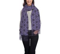 ASEELO Haunted Mansion Women Scarves Winter Long Soft Warm Wraps Wool Tassel Shawl Stole Scarf Ladies