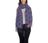 ASEELO Haunted Mansion Women Scarves Winter Long Soft Warm Wraps Wool Tassel Shawl Stole Scarf Ladies