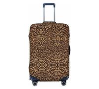ASEELO Leopard Patterned Wallpaper Suitcase Covers,Elastic Luggage Cover ,Washable Travel Luggage Cover, For Vacation Travel., Black, XL