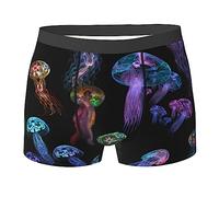 ASEELO Men's Boxer Shorts color jellyfish Boxer Briefs Comfortable Stretch Men Underwear Trunks M