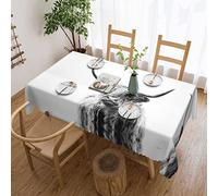 ASEELO Portrait Of A Highland Cow Rectangle Tablecloth, Wipeable Table Cloth Waterproof Table Cover For Outdoor, Dining Room, Parties, Garden 137x183cm