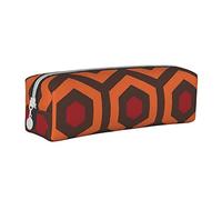 ASEELO Shining Overlook Printed Leather Pencil Case, Zipper Pencil Pouch, Portable Stationery Bag, Small Cosmetic Bag