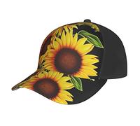 Aseelo Summer Sunflower Baseball Caps Unisex Adjustable Trucker Hat Dad Hat Classic Casual Sports Hat for Men Women