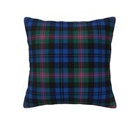 ASEELO Throw pillow covers Blue and Green Scottish Tartan Double-sided printing Cushion Covers with Invisible Zipper Decorative Couch Pillow Case