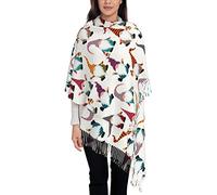 ASEELO Xmas Funny Gnomes Women Scarf - Winter Long Pashmina Scarves Warm Wraps Ladies Tassel Stole Blanket