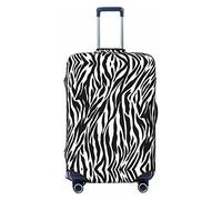 ASEELO Zebra Print Suitcase Covers,Elastic Luggage Cover ,Washable Travel Luggage Cover, For Vacation Travel., Black, XL