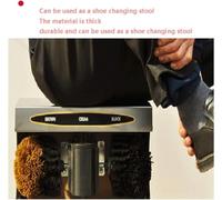 ASEENXPS Shoe Polisher Automatic Induction Automatic Shoe Polisher Shoe Shine Machine, Automatic Photoelectric Induction Shoe Polisher, Suitable for Home Living Room(Color:Silver)