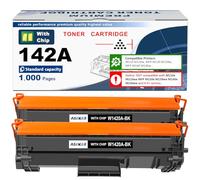 ASEKER 142A W1420A Toner Cartridge Compatible for HP M110 M139 M140 | Standard Capacity for LaserJet M110w MFP M139w M140w Printer, with Latest Chip, Black*2