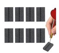 ASelected 12 Pack Dart Sharpener, V-Sharp Sharpening Stone Darts Sharpener Tool Dart Point Removal Tool for Easy Deburring and Polishing