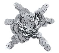 ASelected 300Pcs Easy Fix Washers 6 Holes Steel Washers 35mm Diameter Insulation Thermoboard Fixed Backer Gaskets Gypsum Boards Spacer for Screws Bolts