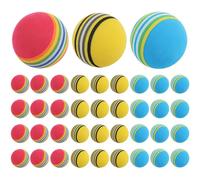 ASelected 39PCS Practice Ball,Sponge Golf Training,Elastic Foam Ball,Soft Foam Garden Golf Balls for Indoor, Outdoor,Colorful Golf Practice Balls - Red,Blue,Yellow