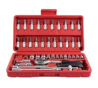 ASelected 46 Pieces 1/4 Inch Drive Socket Set&Tool Sets