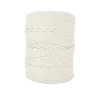 Aselected 5MM Macrame Cord, 656Feet Cotton Macrame Yarn Thick Rope For Wall Hanging Planters Hangers, Diy Crafts And Handmade Arts(Beige)