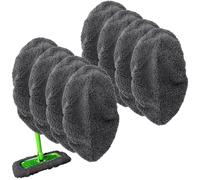 ASelected 8 Pack Microfiber Mop Pads Replacement, Spray Mop Head Replacement Pads for Household Cleaning Wet and Dry Use
