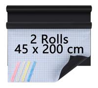 ASelected Chalk Board Blackboard Sticker 2 Rolls 45 x 200 cm