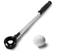 ASelected Golf Ball Retriever,6.6 ft Stainless Steel Telescopic Golf Ball Retriever,Golf Ball Collector for Water with Golf Ball Grabber for Putter, Golf Accessories, Gifts for Golfer
