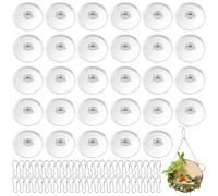 ASelected Pack of 100 Self-Adhesive Ceiling Hooks