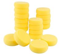 ASelected Pack of 50 Round Synthetic Painting Sponges Artist Crafts Paint Sponge for Pottery Watercolour Art Face Painting