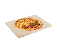 ASelected Pizza Stone Rectangular Baking Stone Made of Heat Resistant Cordierite 30 x 38 x 1.1 cm Fireclay Bread Baking Stone for Oven Grill or Gas Grill