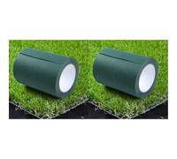 ASelected Self Adhesive Artificial Grass Tape, 1Pcs Green Centre Peel Off Artificial Glue Grass Tape, Sticky Artificial Grass Joining Tape, Outdoor Artificial Grass Fixation Jointing Tape, 150MMx10M