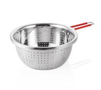 ASelected Stainless Steel Colander,Stainless Steel Colanders with Handle for Pasta, Noodles, Rice, Vegetables Dishwasher Safe (26Cm)
