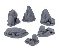 Asemly Frostlands 6-Piece Stone Terrain | For 28-32 mm Miniatures