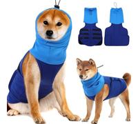 ASENKU Dog Anxiety Vest, Thunder Jacket for Dogs Anxiety, Dog Shirt for Thunderstorms, Breathable & Skin-Friendly Physical Noise Reduction Design, Anxiety Calming Hoodie for Small Medium Large Dog