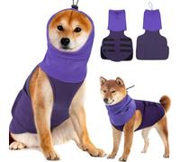 ASENKU Dog Anxiety Vest, Thunder Jacket for Dogs Anxiety, Dog Shirt for Thunderstorms, Breathable & Skin-Friendly Physical Noise Reduction Design, Anxiety Calming Hoodie for Small Medium Large Dog