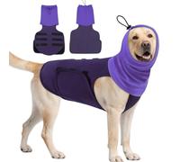ASENKU Dog Anxiety Vest, Thunder Jacket for Dogs Anxiety, Dog Shirt for Thunderstorms, Breathable & Skin-Friendly Physical Noise Reduction Design, Anxiety Calming Hoodie for Small Medium Large Dog