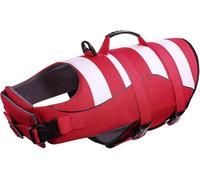 ASENKU Dog Life Jacket Medium Dog Swimming Vest Sports Style,Dog Buoyancy Aid Dog Swimming Float Jacket Adjustable & Durable Puppy Safety Dog Life Vest with Handle for Swimming, Boating,Surfing,L