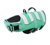 ASENKU Dog Life Jacket Medium Dog Swimming Vest Sports Style,Dog Buoyancy Aid Dog Swimming Float Jacket Adjustable & Durable Puppy Safety Dog Life Vest with Handle for Swimming, Boating,Surfing,L