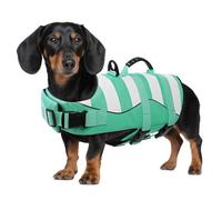 ASENKU Dog Life Jacket Medium Dog Swimming Vest Sports Style,Dog Buoyancy Aid Dog Swimming Float Jacket Adjustable & Durable Puppy Safety Dog Life Vest with Handle for Swimming, Boating,Surfing,M