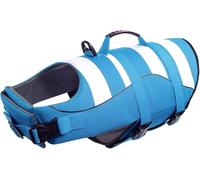 ASENKU Dog Life Jacket Medium Dog Swimming Vest Sports Style,Dog Buoyancy Aid Dog Swimming Float Jacket Adjustable & Durable Puppy Safety Dog Life Vest with Handle for Swimming, Boating,Surfing,L