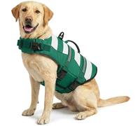 ASENKU Dog Life Jacket with Top Rescue Handle & Reflective Strips - Adjustable Buoyancy Control Vest for Small, Medium, Large Dogs - High Visibility Safety for Swimming, Boating, Kayaking and Beach