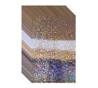 ASENME Holographic Cards A4 Size, 29.7x21cm - 20 Units (Silver Fragments, 20 Units)