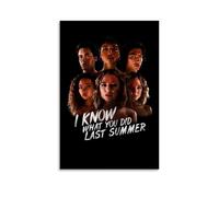 ASENWQWNEQWLL I Know What You Did Last Summer Poster Wall Art Decor Canvas Posters Vintage Art Esthetic Decoration for Living Room Bed Room 24x36inch(60x90cm) Unframe-style