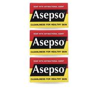 Asepso Original Antiseptic Soap 80g UK (3 Bars)
