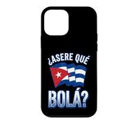 Asere Que Bola Cuban Slang with Distressed Waving Flag Case for iPhone 12 mini