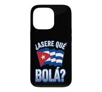 Asere Que Bola Cuban Slang with Distressed Waving Flag Case for iPhone 13 Pro