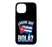 Asere Que Bola Cuban Slang with Distressed Waving Flag Case for iPhone 15