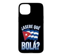 Asere Que Bola Cuban Slang with Distressed Waving Flag Case for iPhone 15 Plus