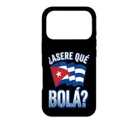Asere Que Bola Cuban Slang with Distressed Waving Flag Case for iPhone 17 Pro